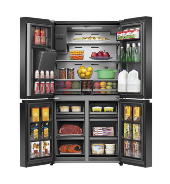 Hisense 585L PureFlat Eclipse Refrigerator Dark Stainless Steel HRCD586TBWB – gallery image 3