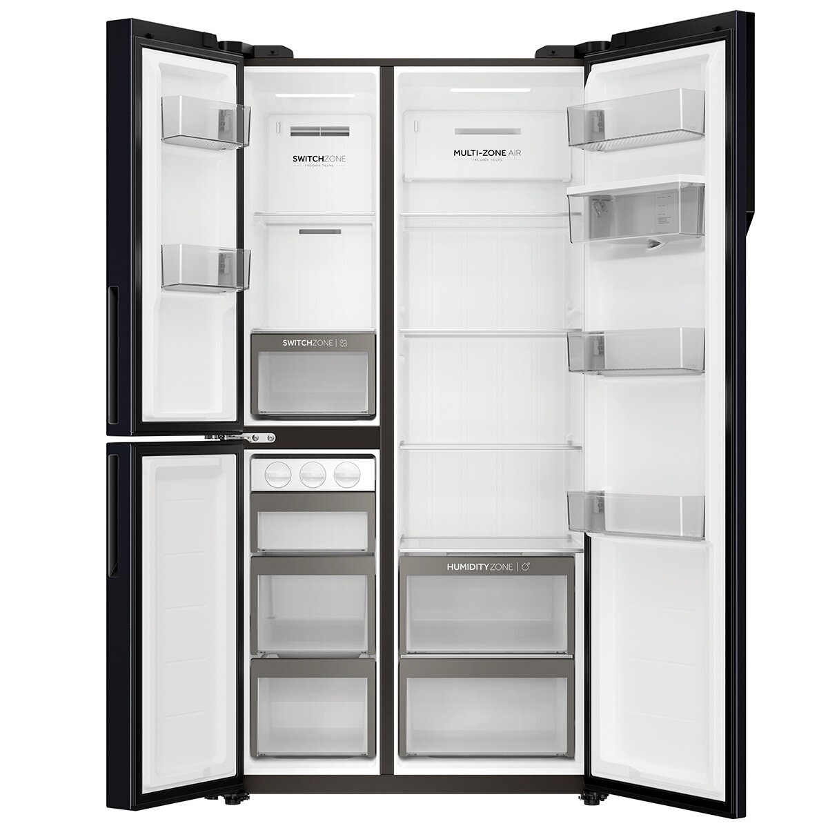 Haier 574 L Side By Side Fridge HRF575XHC – view 3