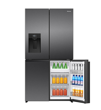 Hisense 615L PureFlex French Door Fridge with Ice and Water Dispenser Dark Stainless HRCD615TBW – gallery image 5