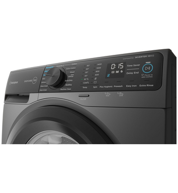 Westinghouse 10kg EasyCare Front Load Washing Machine Black WWF1044M7SA