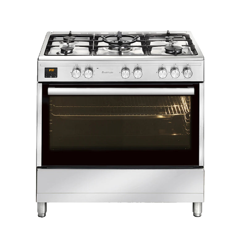 Artusi 90cm Dual Fuel Freestanding Cooker AFG913X