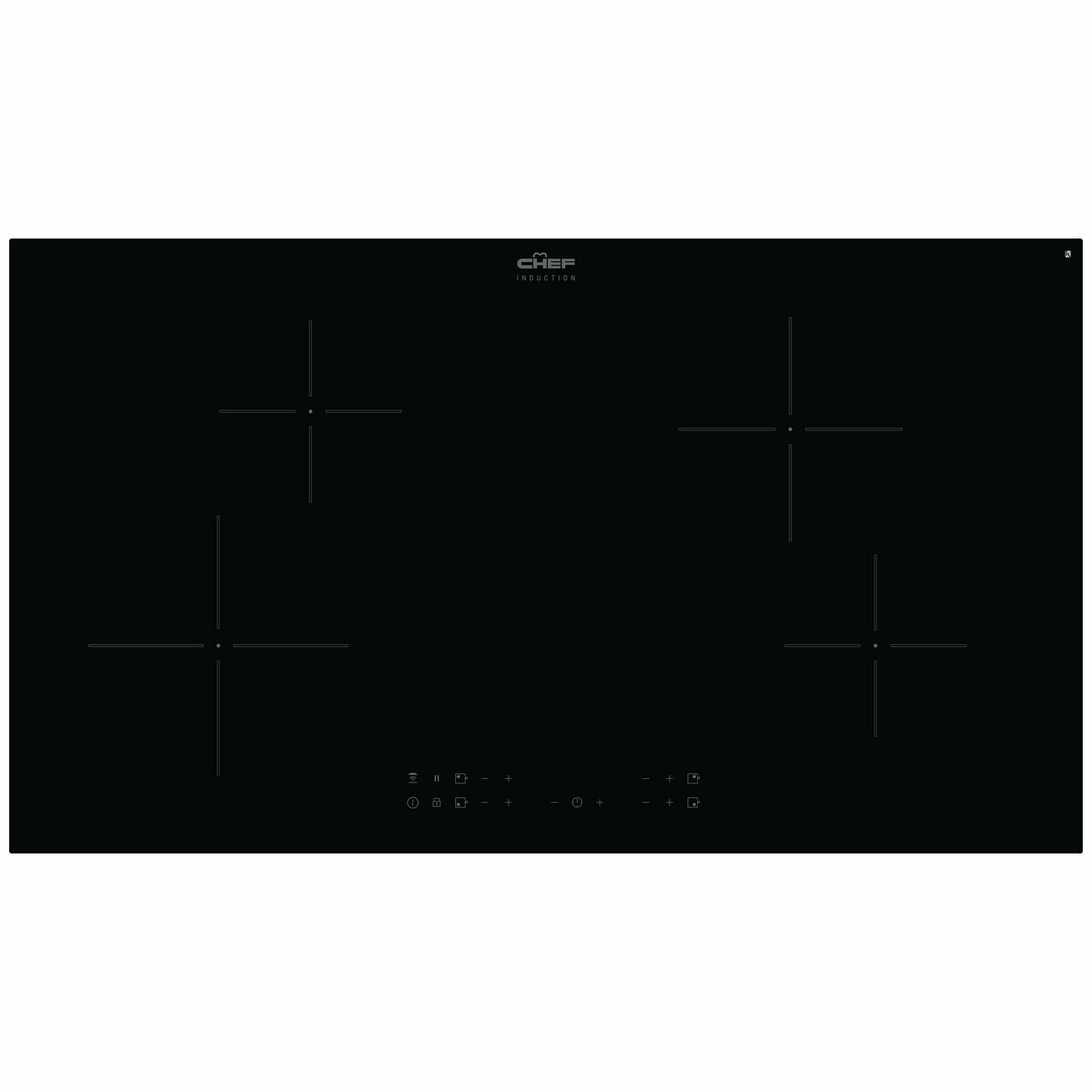 Chef 90cm Induction Cooktop with PowerBoost CHI944BB