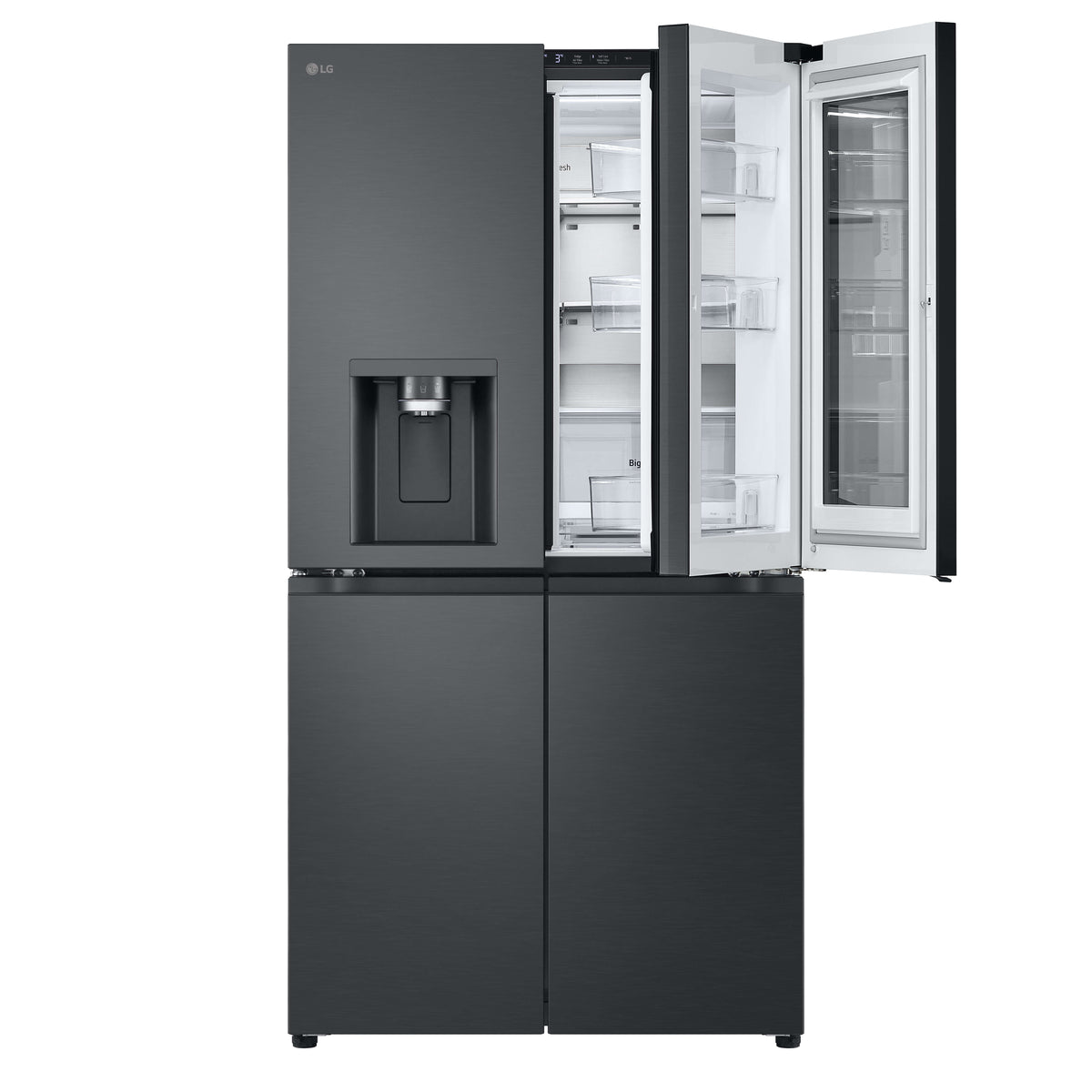 LG 847L Instaview French Door Fridge Matte Black GF-V900MBLC — product image 6