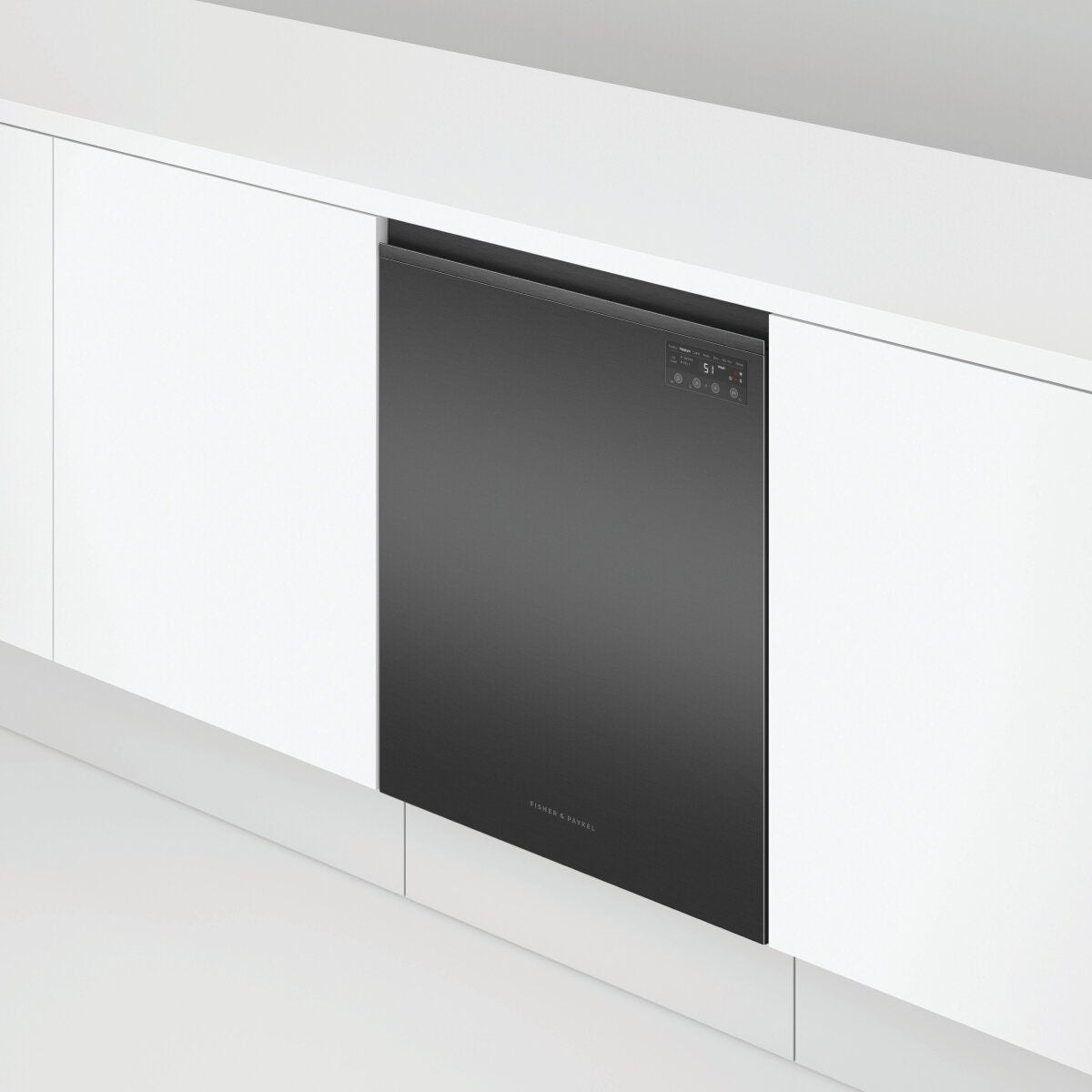 Fisher & Paykel Series 5 Contemporary Built Under Dishwasher Black DW60UN2B2