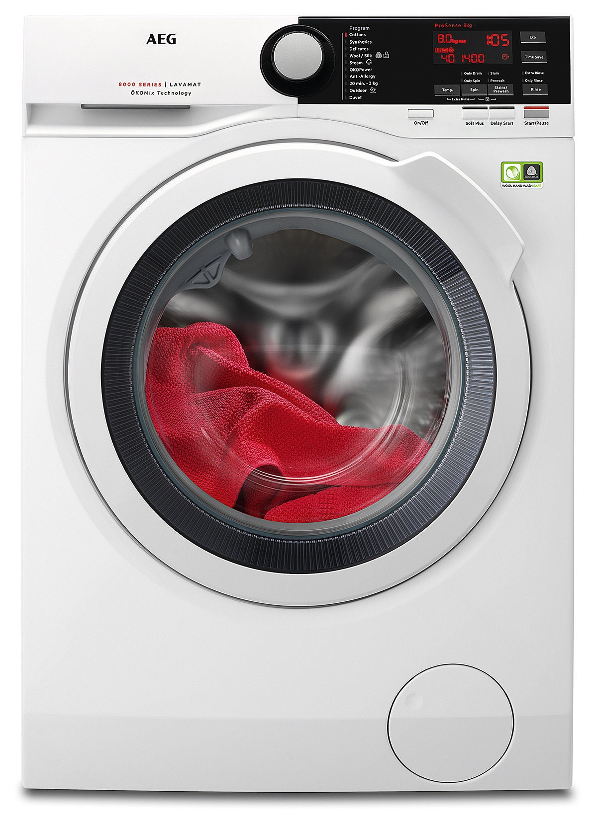AEG LF8E8411A 8kg 8000 Series Front Load Washing Machine — product image 1
