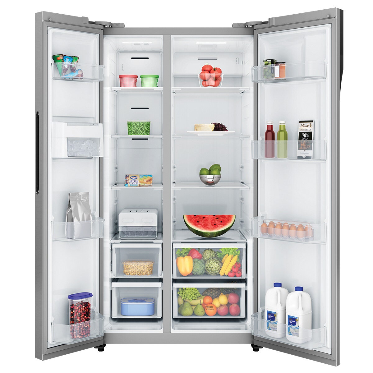 Westinghouse 624L Side by Side Refrigerator Stainless Steel WSE6200SB — product image 4