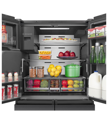 Hisense 585L PureFlat Eclipse Refrigerator Dark Stainless Steel HRCD586TBWB – gallery image 4