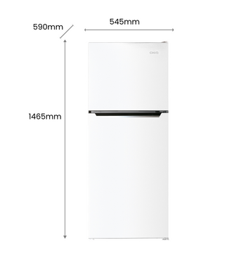 CHiQ 202L Top Mount Fridge White CTM202NW3