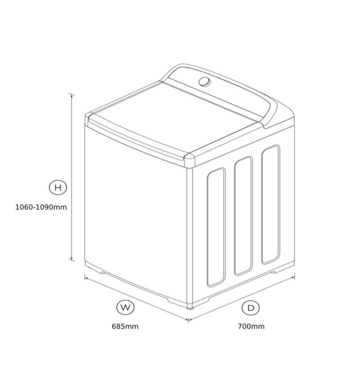 Fisher & Paykel Series 7 10kg Top Load Washing Machine with Eco-Active WL1068P1 – gallery image 11