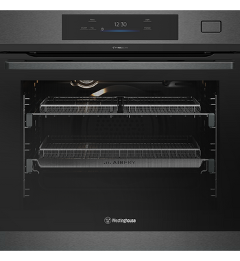 Westinghouse 60cm Multi-Function Pyrolytic Oven with AirFry and Steam Roast, Dark Stainless Steel WVEP6918DD