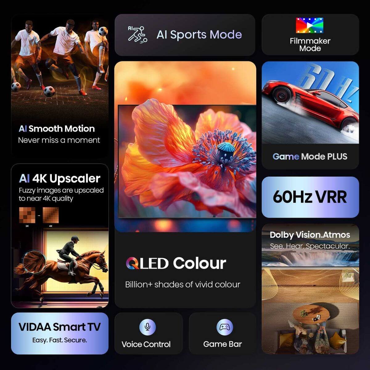 Hisense 50 Inch Q6QAU 4K Smart QLED TV 50Q6QAU [2025]