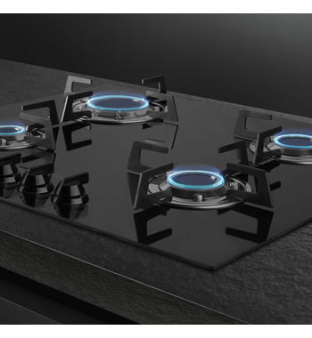 Smeg 60cm Dolce Stil Novo Aesthetic Blade Flame Natural Gas Cooktop PVL664CNAU