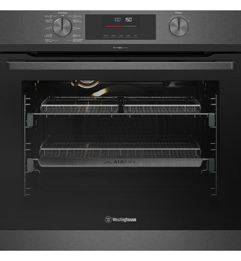Westinghouse 60cm Pyrolytic Oven with AirFry and SteamBake Dark Stainless Steel WVEP6717DD