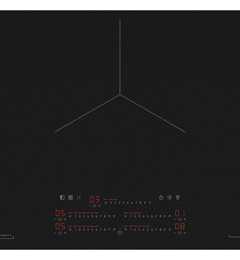AEG 90cm 6000 Series SaphirMatt Induction Cooktop with FlexiBridge NIK95I00FZ – gallery image 2