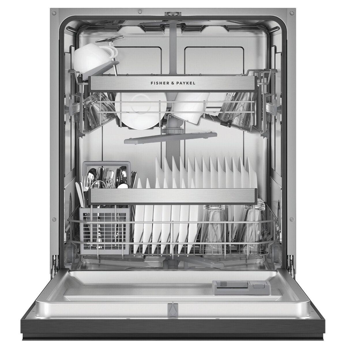 Fisher & Paykel Series 5 Contemporary Built Under Dishwasher Black DW60UN2B2