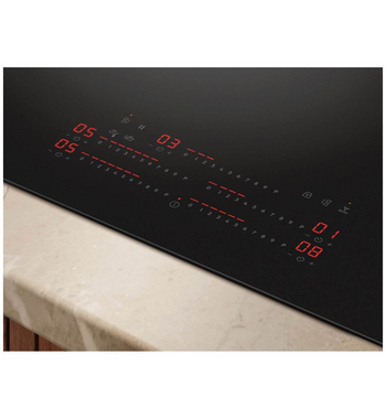 AEG 80CM 5 Zone Induction Cooktop with CookSmart Touch NIH85M30FB