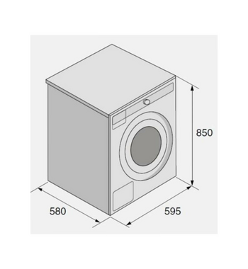 ASKO W4086PW 8kg Pro Wash Front Load Washing Machine
