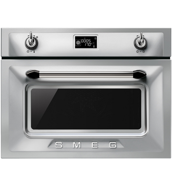 Smeg 45cm Victoria Aesthetic Compact Speed Oven SFA4920MCX – product image