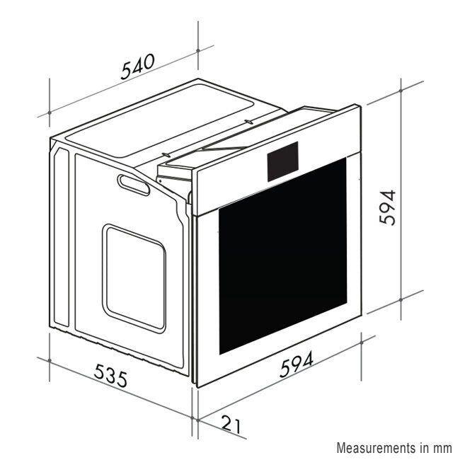 ILVE ILO60DCX 60cm Electric Built-in Oven