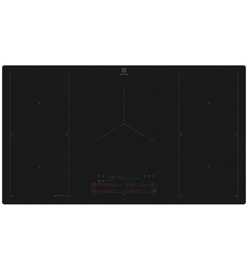 AEG 80CM 5 Zone Induction Cooktop with CookSmart Touch NIH85M30FB