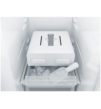 Westinghouse 619L Side by Side Refrigerator with Non-Plumbed Water Dispenser Matte Black WSE6240BB