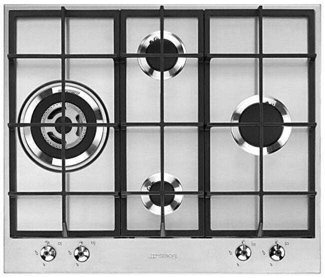 Smeg 60cm Classic Stainless Steel Gas Cooktop PX364LAU