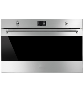 Smeg 90cm Classic Aesthetic Pyrolytic Built-In Oven SFP9395X1