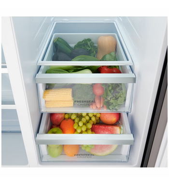 Westinghouse 624L Side by Side Fridge Silver WSE6630SA