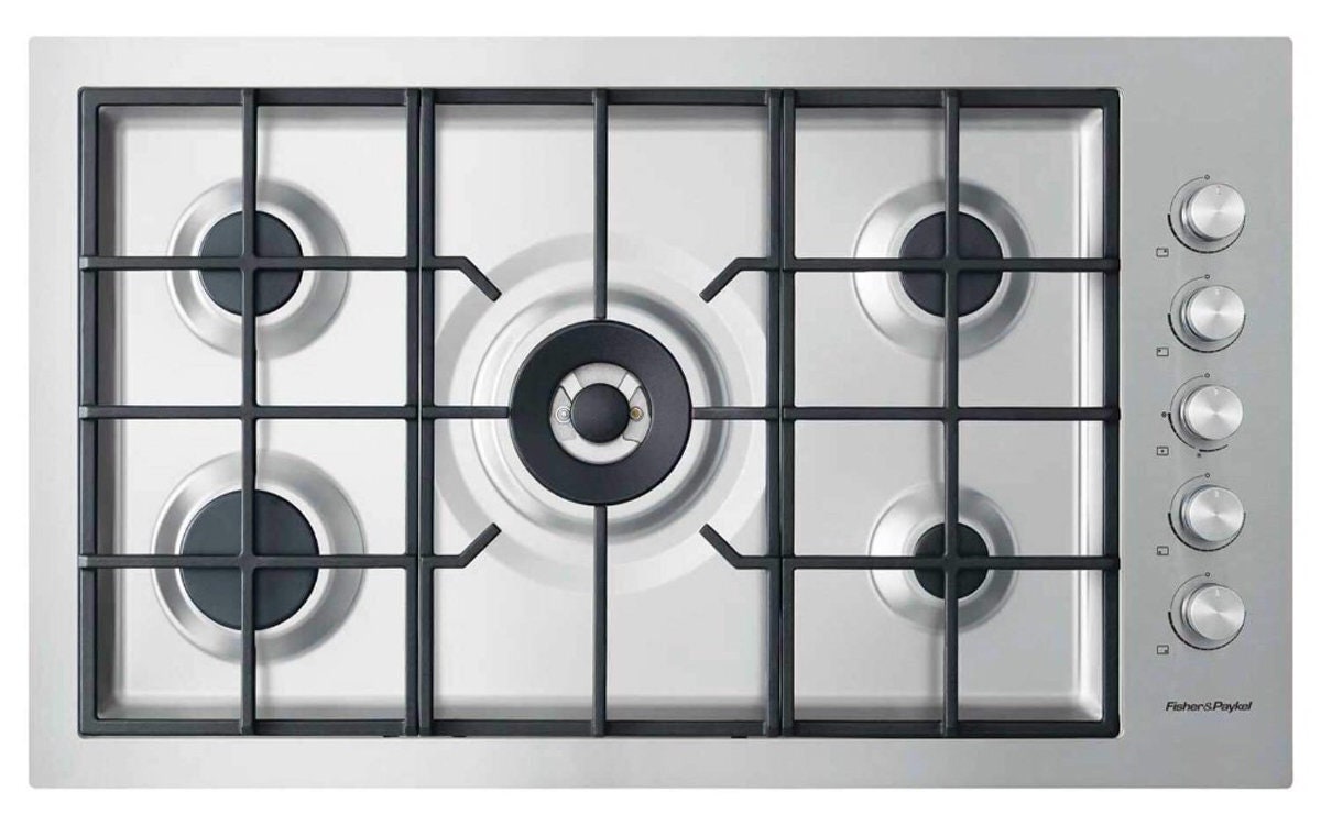 Fisher & Paykel Series 9 90cm Natural Gas Flush Fit Cooktop Stainless Steel CG905DWNGFCX3
