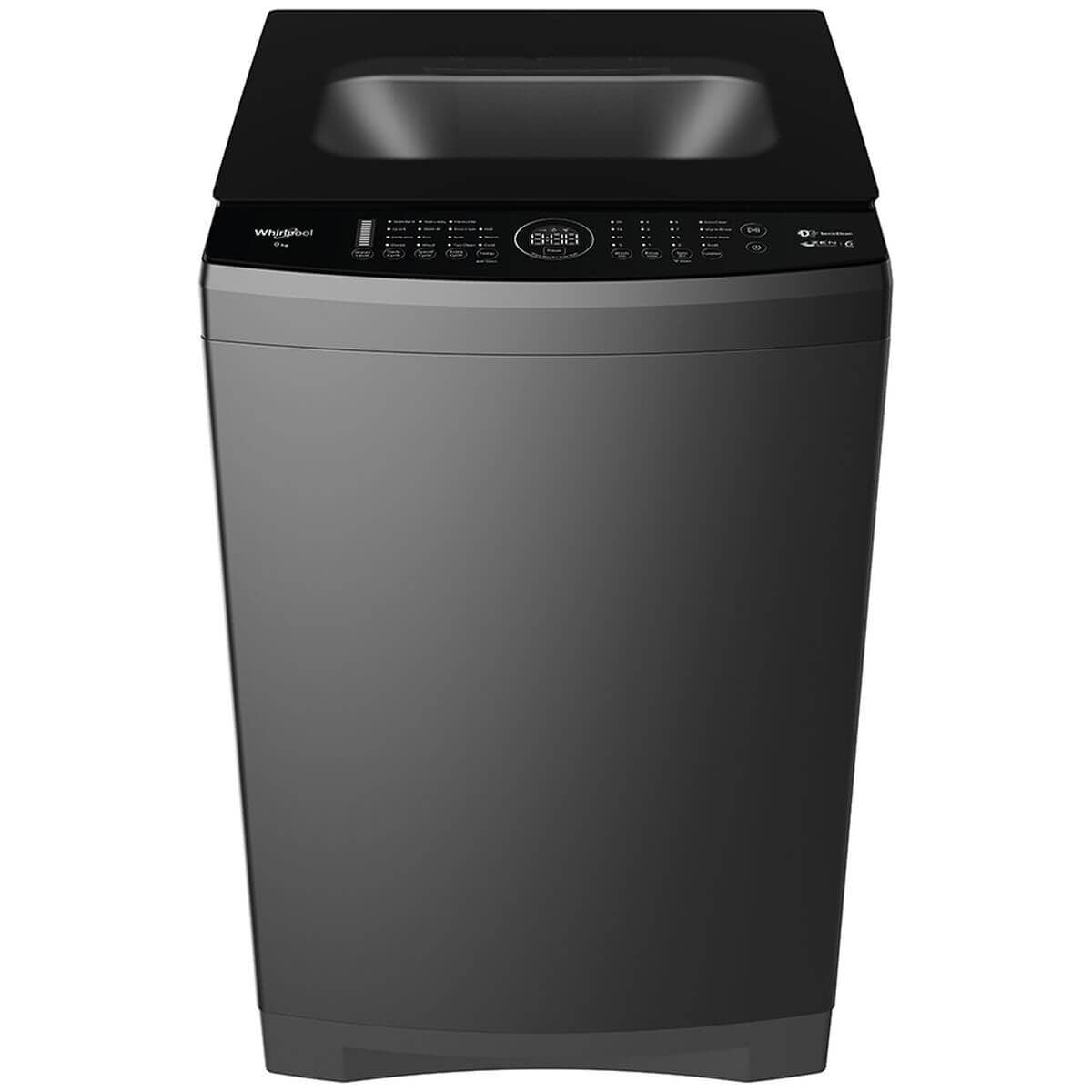 Whirlpool 9kg Sonic Clean Top Load Washing Machine Grey VWED9002IG