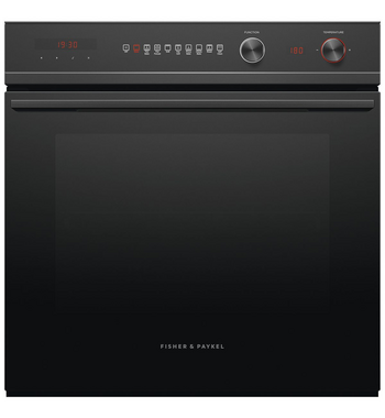 Fisher & Paykel 60cm Series 7 Pyrolytic Built-In Oven Black OB60SD9PB1 – product image