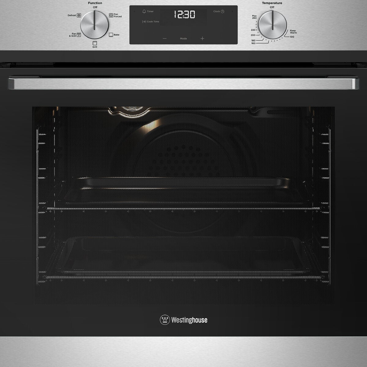 Westinghouse 60cm Multi-Function Natural Gas Oven Stainless Steel WVG6515SD