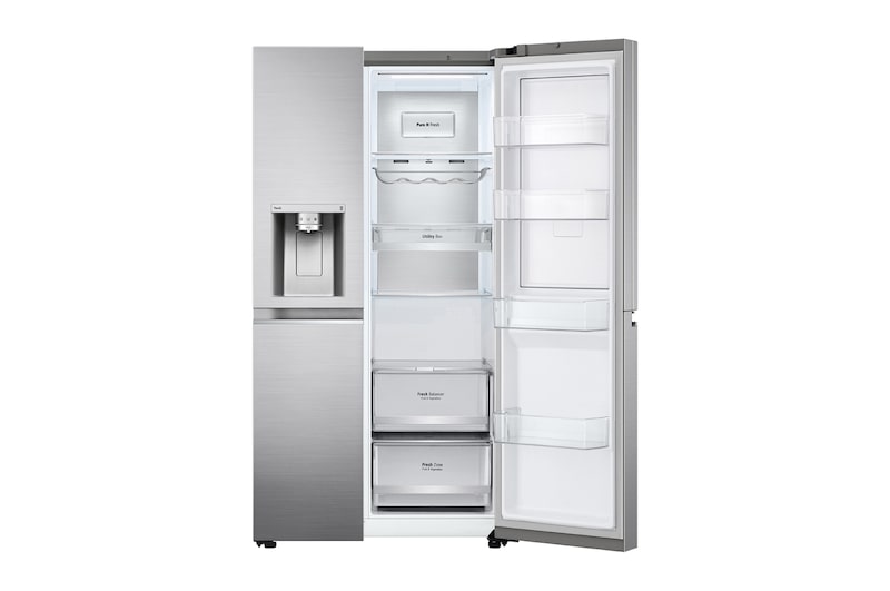 LG 635L Side By Side Fridge Stainless Steel GS-D635PLC