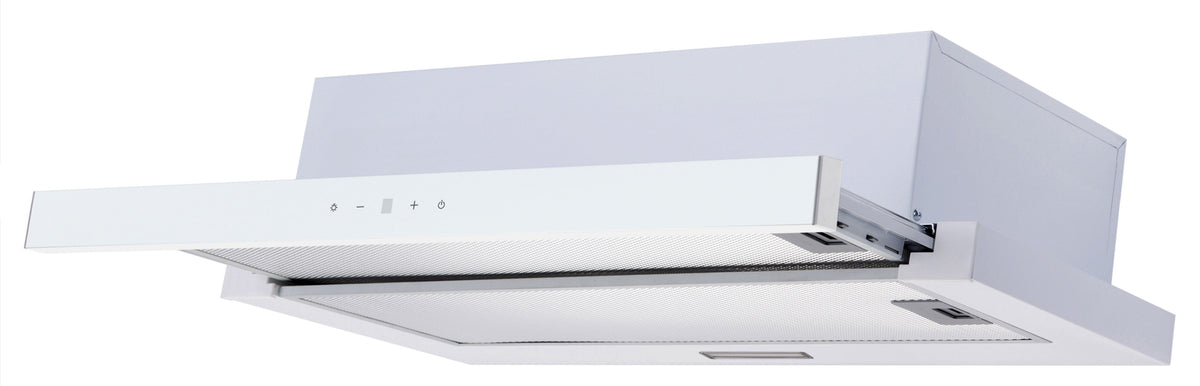Casa 90cm Slideout Rangehood White SLDCA90W